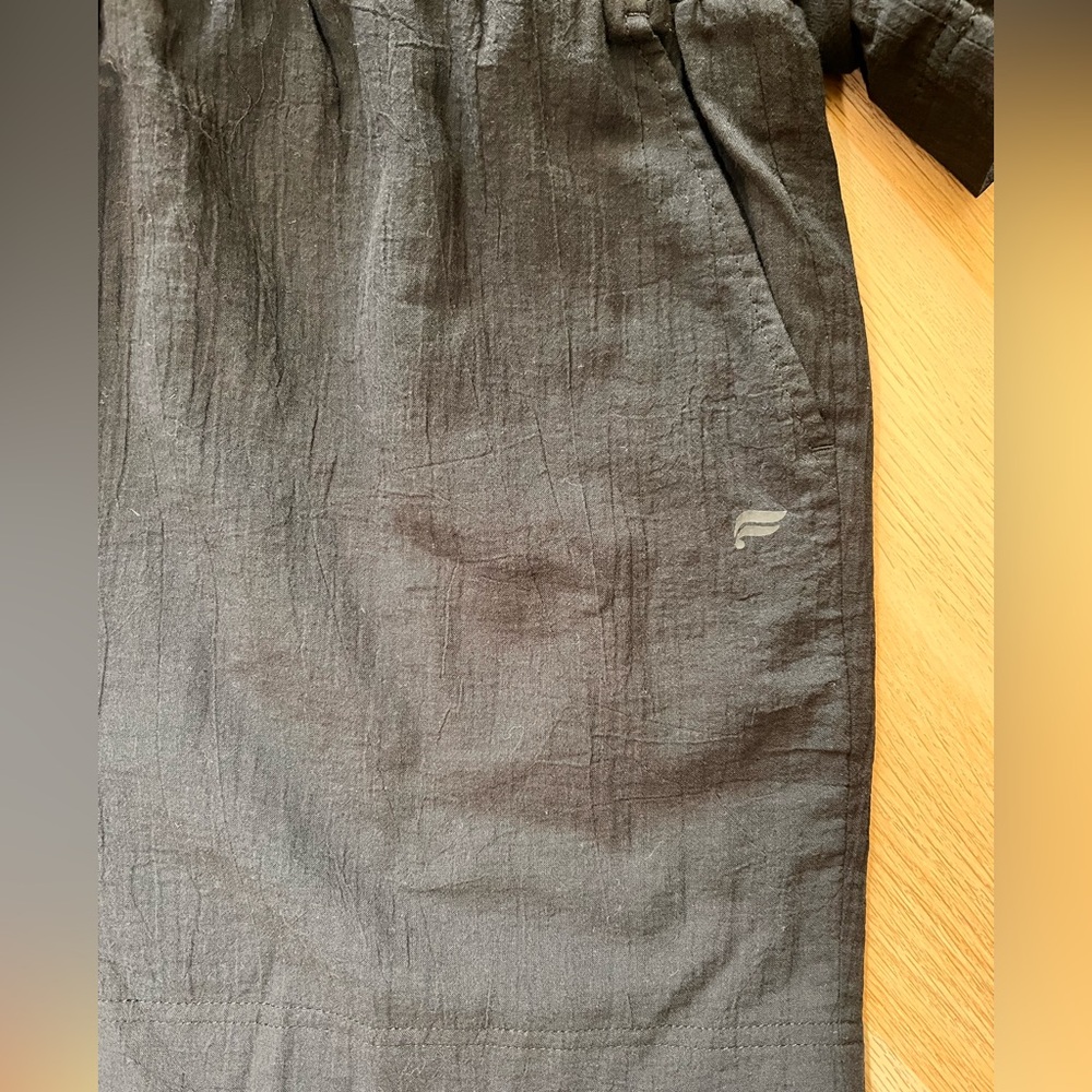 Fabletics Black Cotton Gauze Romper M Relaxed Fit Casual Summer NWT - Picture 8 of 16